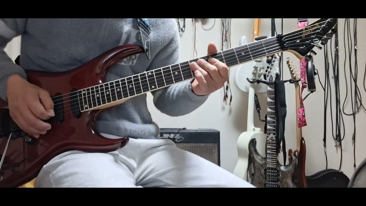 Blues Rock in D. Going Down - Freddie King - Just Start your solo practice with Aria's guitar jam