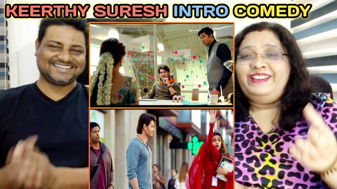 Sarkaru Vaari Paata Keerthy Suresh Intro Scene Reaction | Mahesh Babu | #sarkaruvaaripaatareaction
