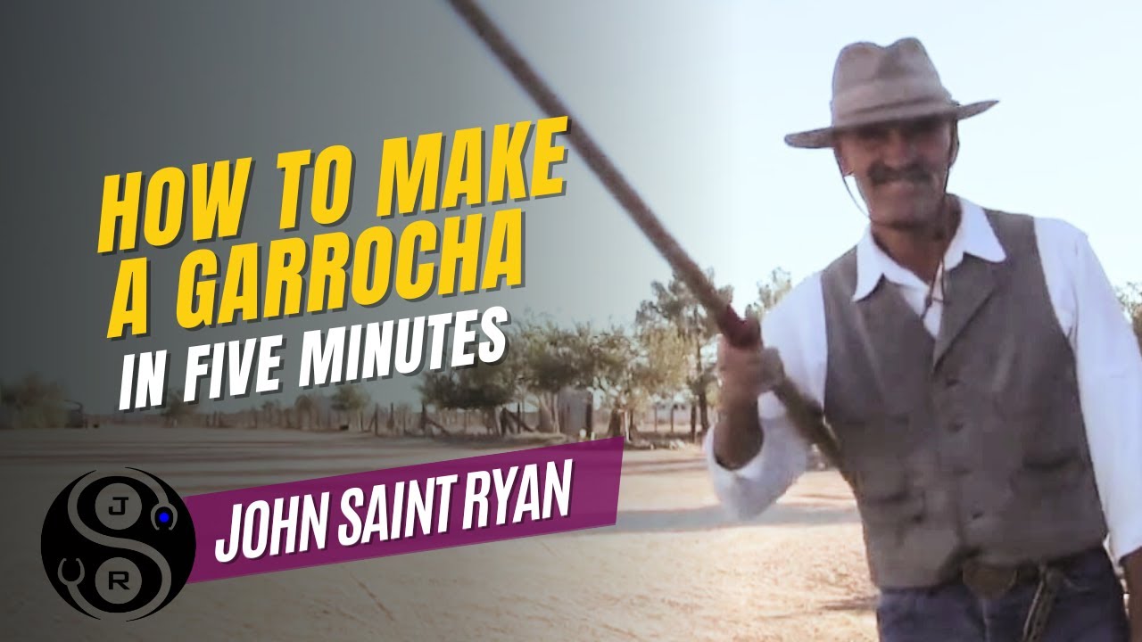 How to make a Garrocha in under 5 minutes! John Saint Ryan Horsemanship Clinician