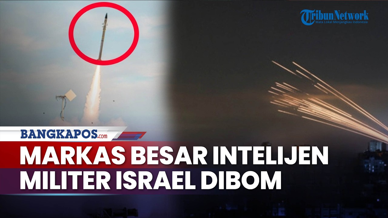 IRGC & Hizbullah Bmm Markas Intelijen Militer Israel, Jantung Tel Aviv Remuk, Warga Ketakutan