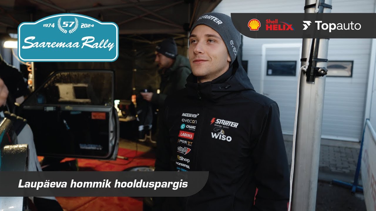 Saaremaa Rally 2024 - laupäeva hommik hoolduspargis