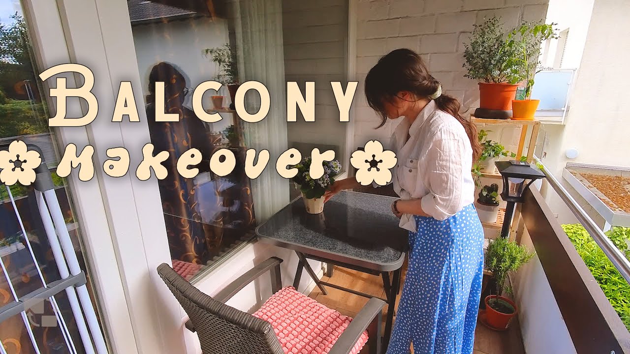 BALCONY MAKEOVER 🪴| IKEA and Toom | days in my life in Germany