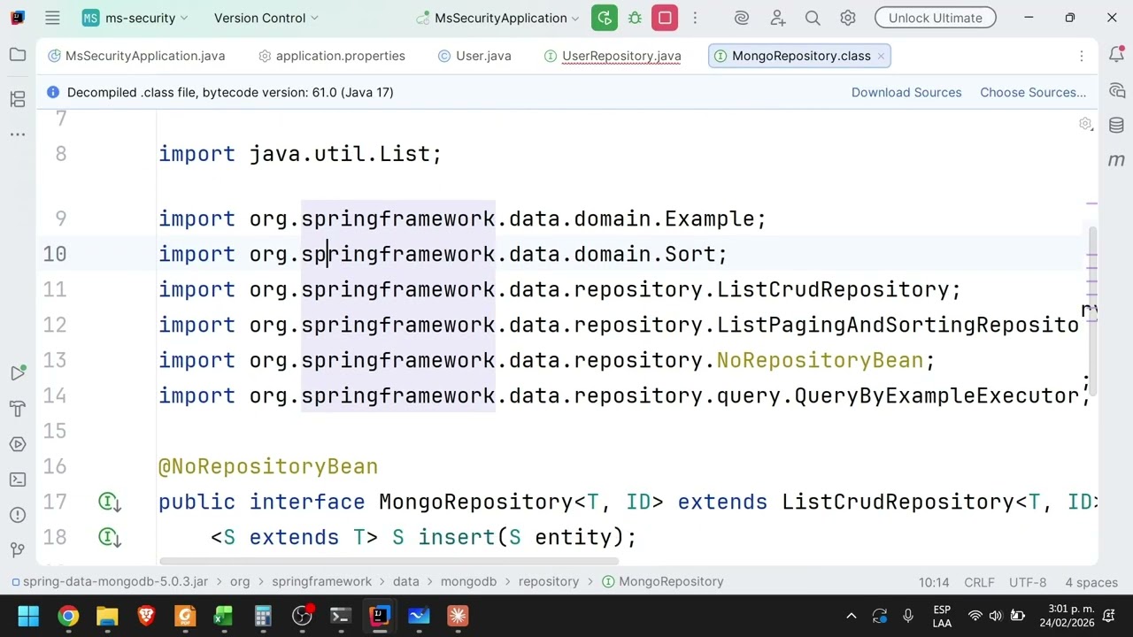 4. Java Spring Boot: Implementación repositorio