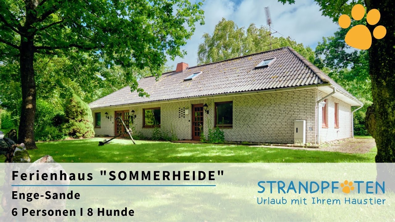 Ferienhaus mit Hund I Nordsee I Ferienhaus „Sommerheide“ I STRANDPFOTEN
