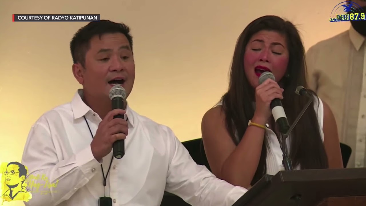 Regine Velasquez, Ogie Alcasid sing at Noynoy Aquino funeral