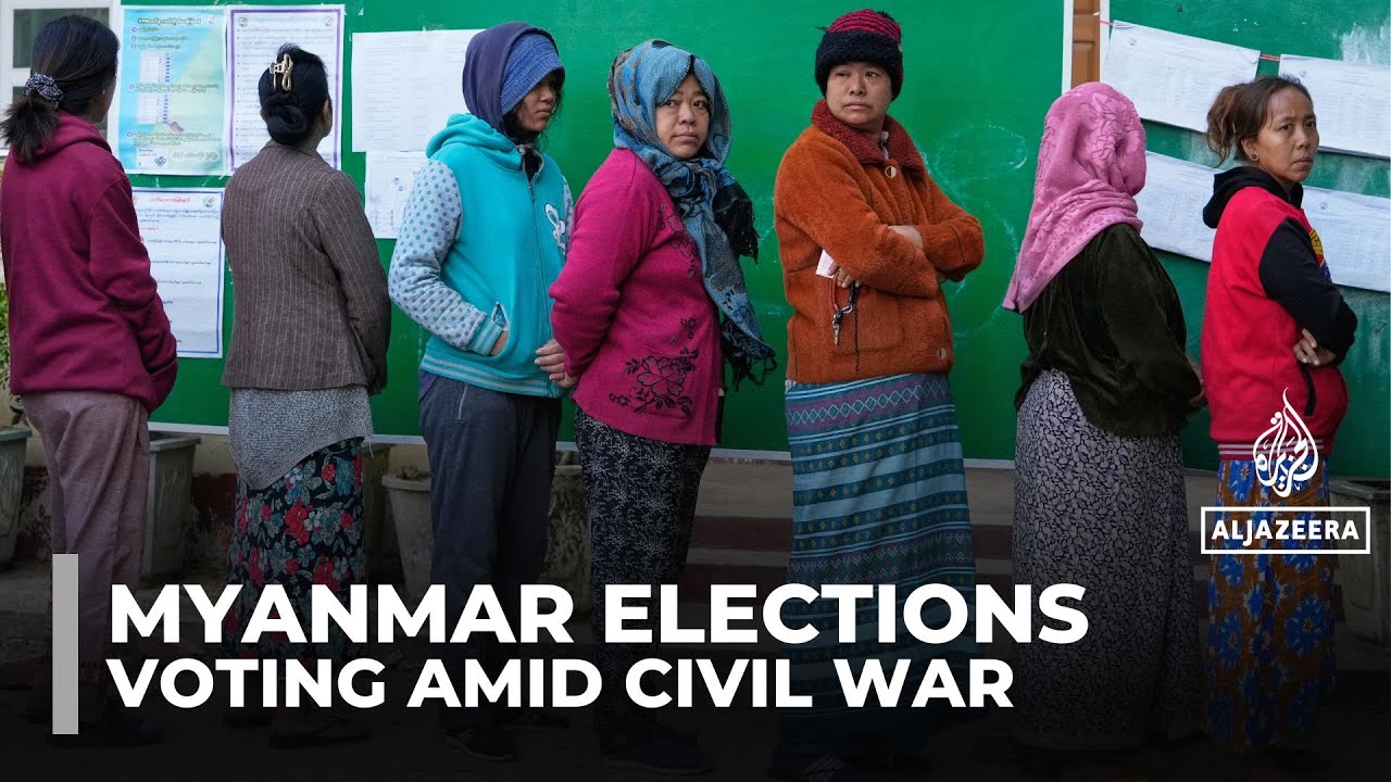 What&rsquo;s happening in Myanmar&rsquo;s civil war as military stages elections?