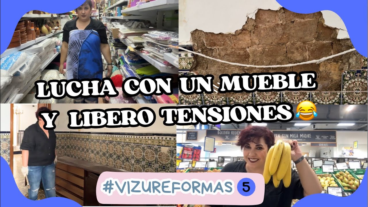 🛠️ DOY PENA 😂 LUCHA CON MUEBLES, DESTROZO LA PARED Y MUCHO MÁS #VIZUREFORMAS⎥Monica Vizuete