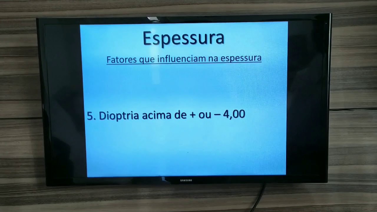 ESPESSURA DAS LENTES (DICAS DE VENDA)