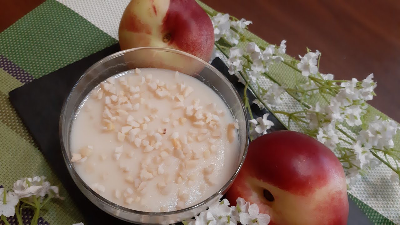 BUDINO ALLE PESCHE velocissimo, light, fresco, senza zucchero
