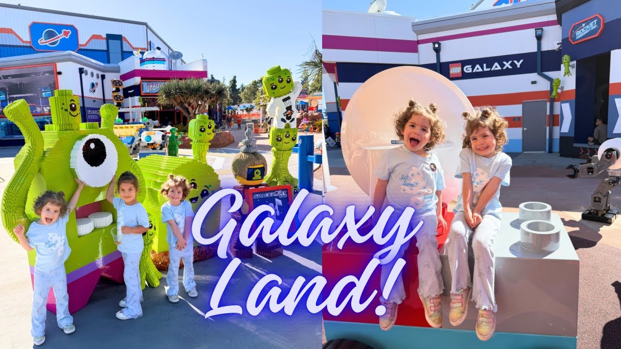 Galaxy Land at Legoland, CA 💫 Our preview experience, riding galacticoaster, eating at UFO & More! ✨