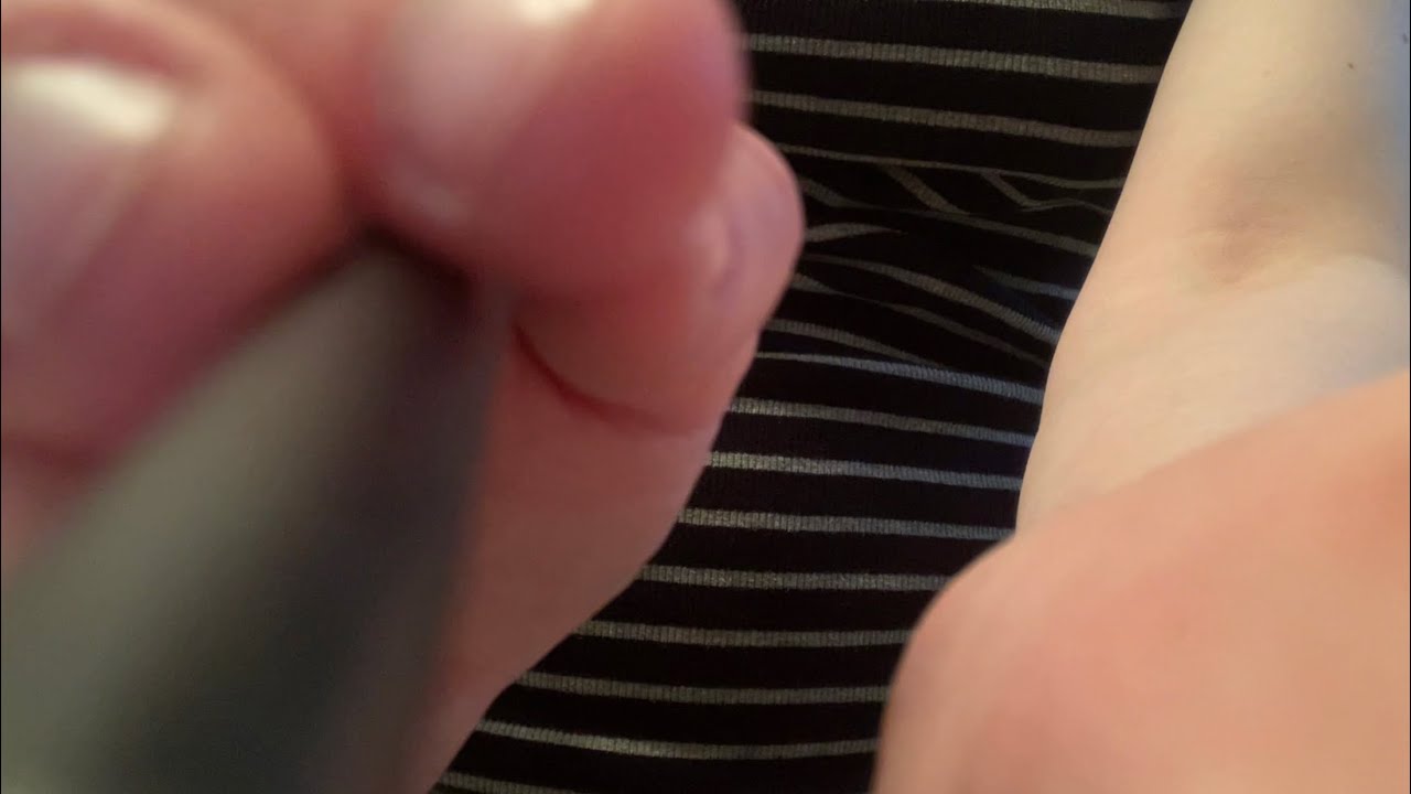 Lofi ASMR Drawing on You (camera touching, personal attention)