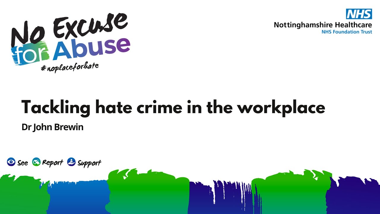 Tackling Hate in the workplace