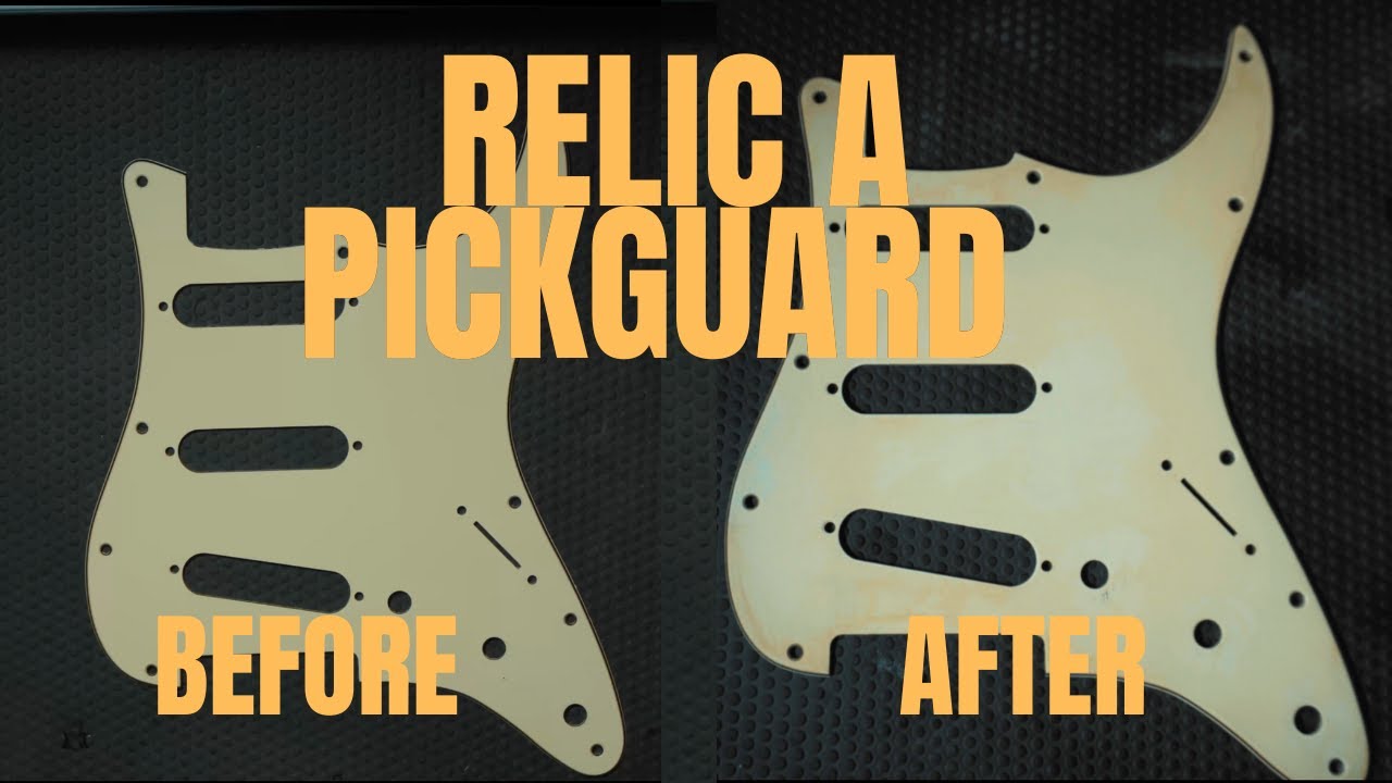 My First Pickguard Relicing | Easy DIY Guitar Hack