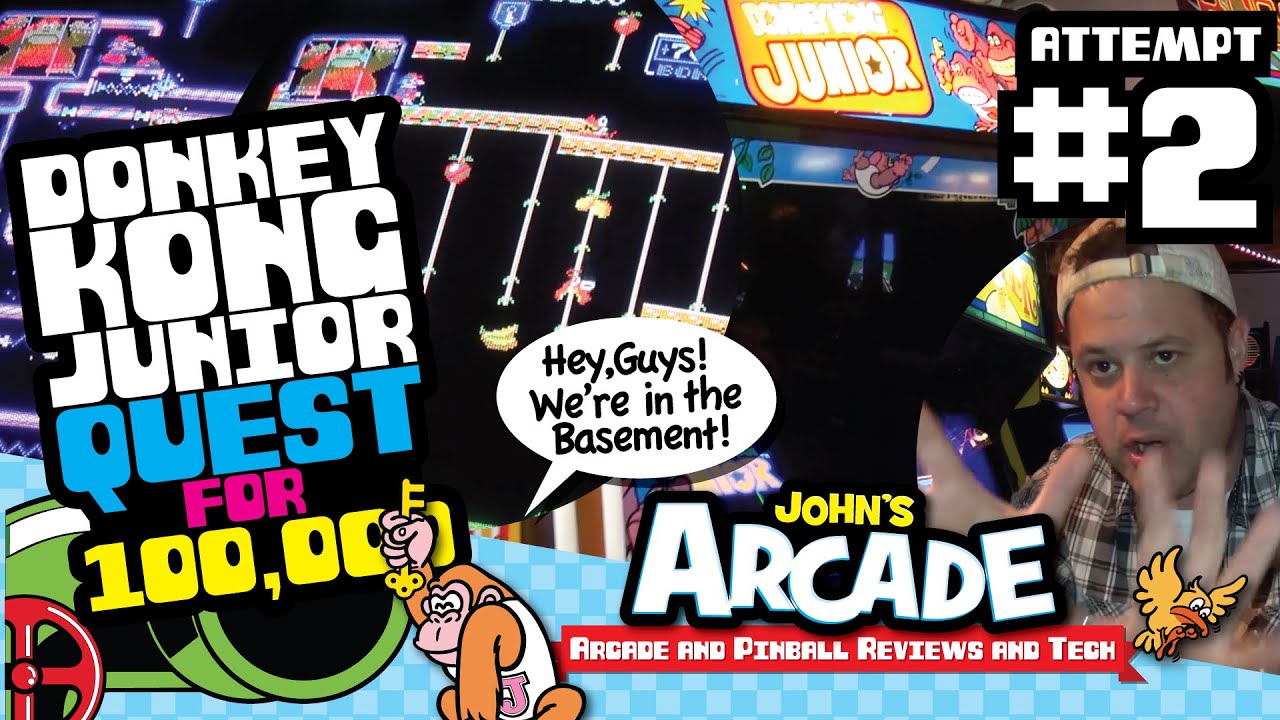 ATTEMPT 2 - Quest for 100,000 on Donkey Kong Junior Arcade - Strategy