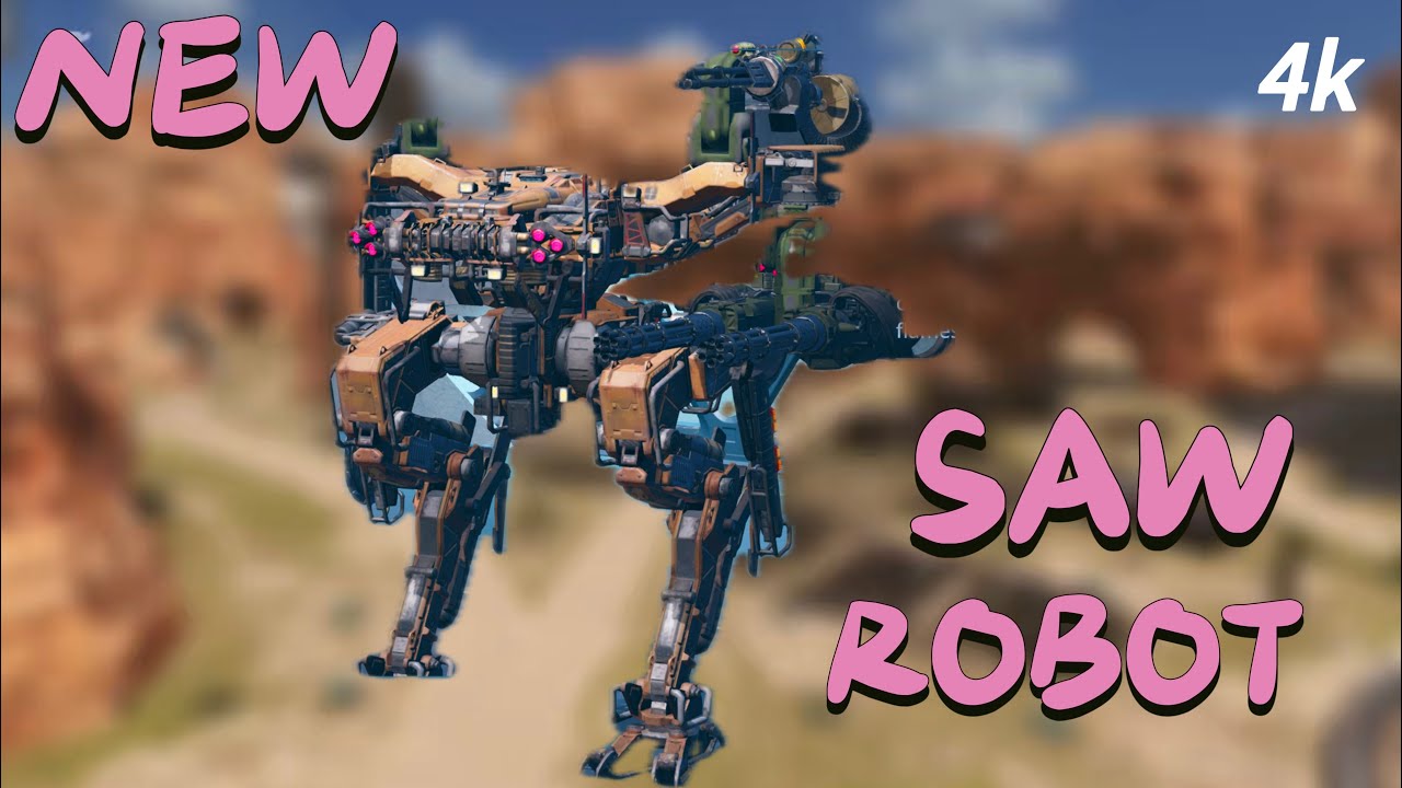 ARMOR ATTACK - New SAW ROBOT Test server Gameplay
