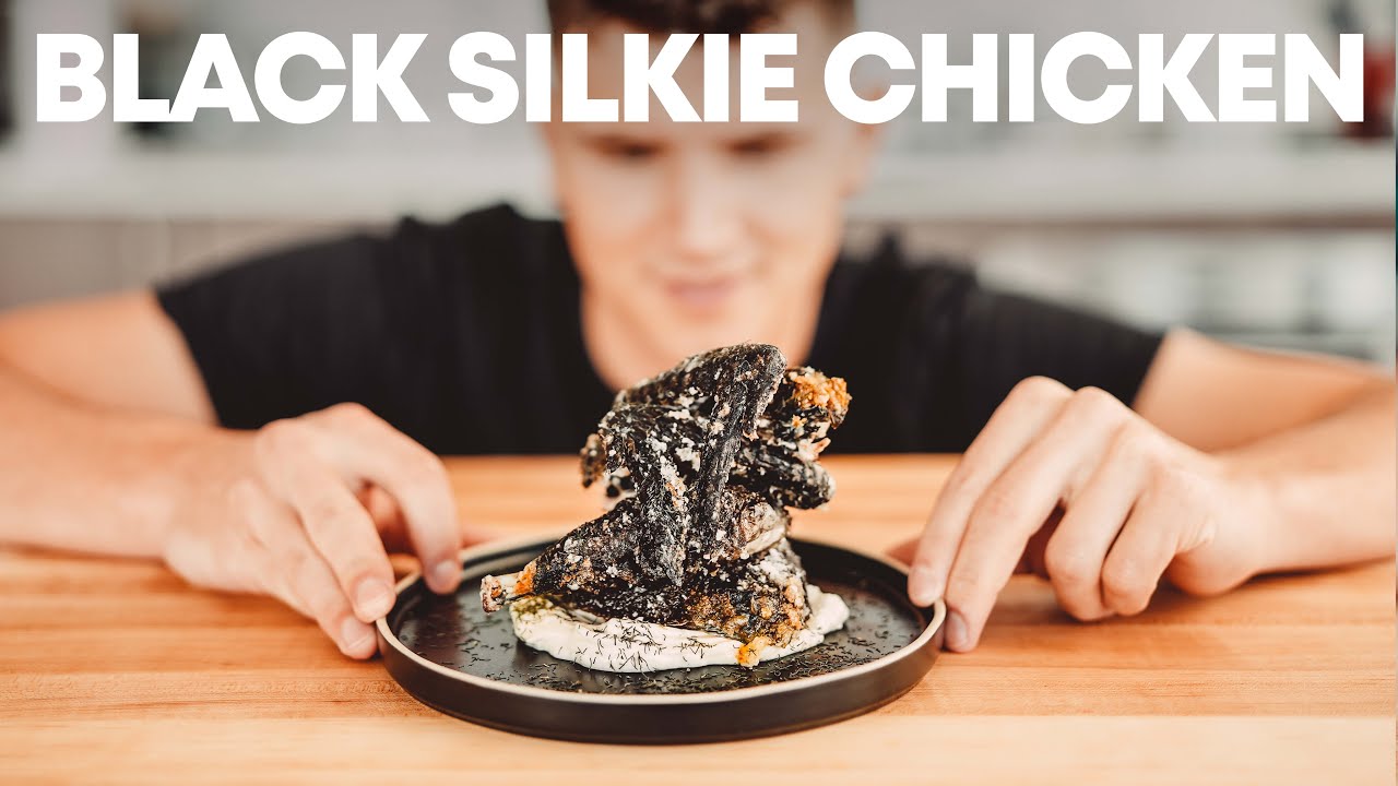 Cooking A Silkie Black Chicken