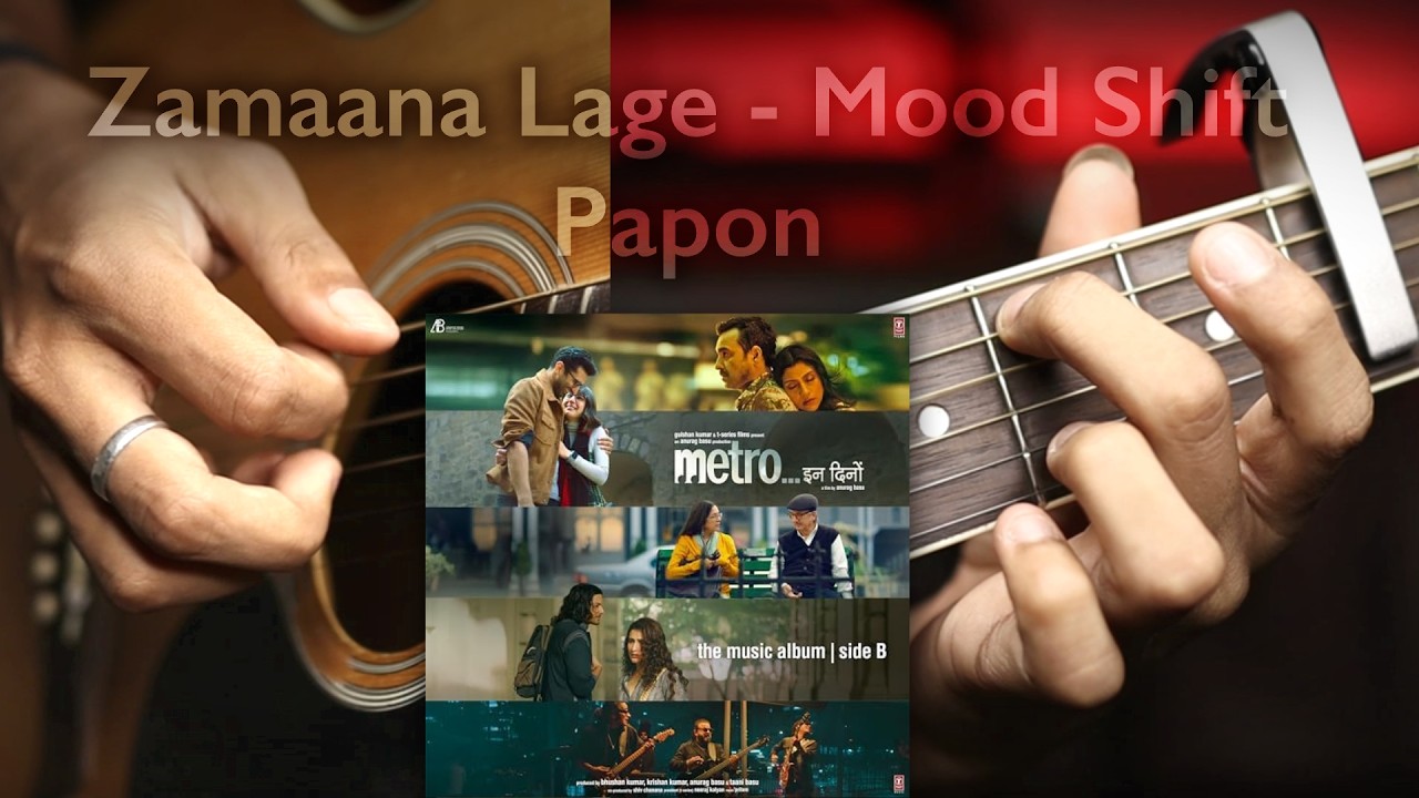 Zamaana Lage MOOD SHIFT (Papon) Easy Guitar INTRO, Chords & Strumming Lesson