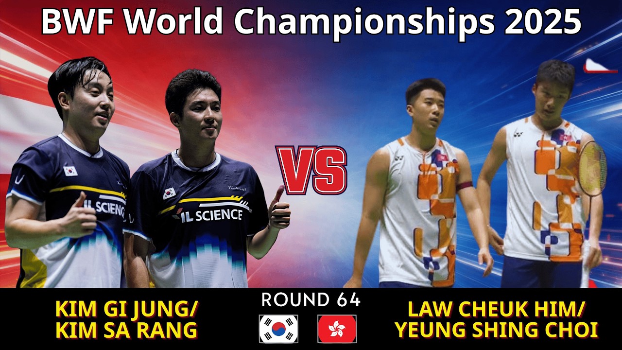 🔥 INCREDIBLE DEFENSE 🔥 Kim Gi Jung / Kim Sa Rang vs Law Cheuk Him / Yeung Shing Choi (HKG) | R64