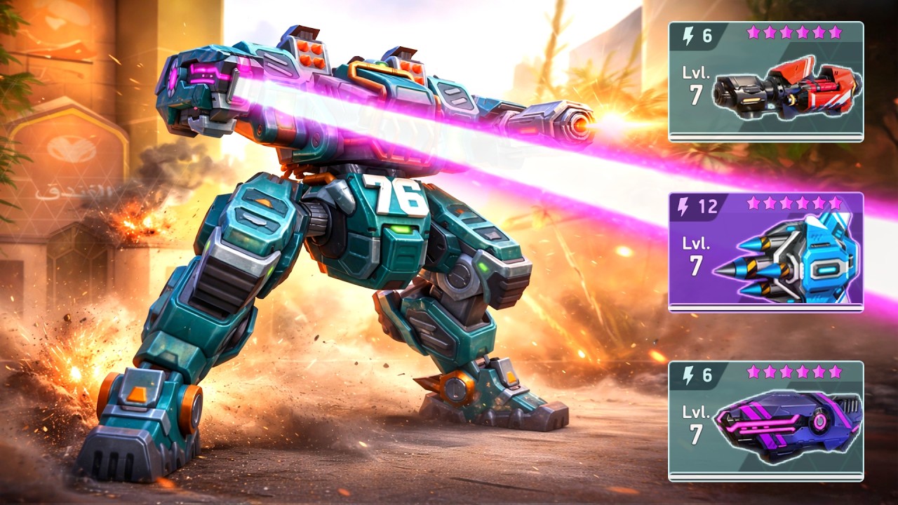 Gatecrasher with Thermal Lance 6, RPG 6, Cryo Javelin 12 - Mech Arena