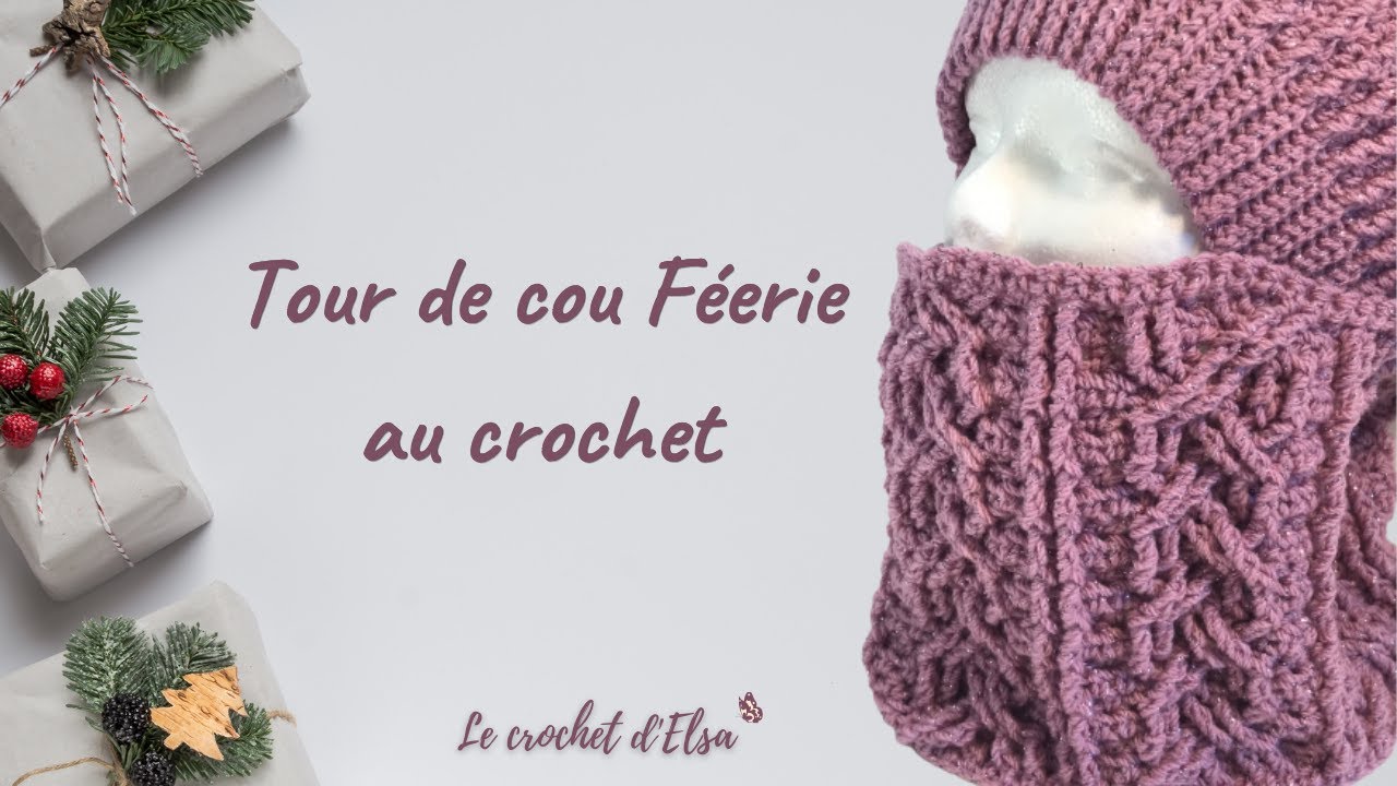 Tour de cou Féérie au crochet