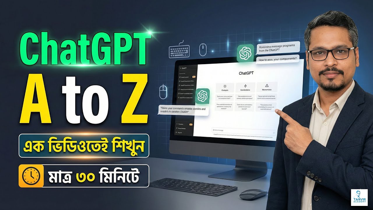 এক ভিডিওতেই শিখুন ChatGPT A থেকে Z | Bangla ChatGPT Tutorial