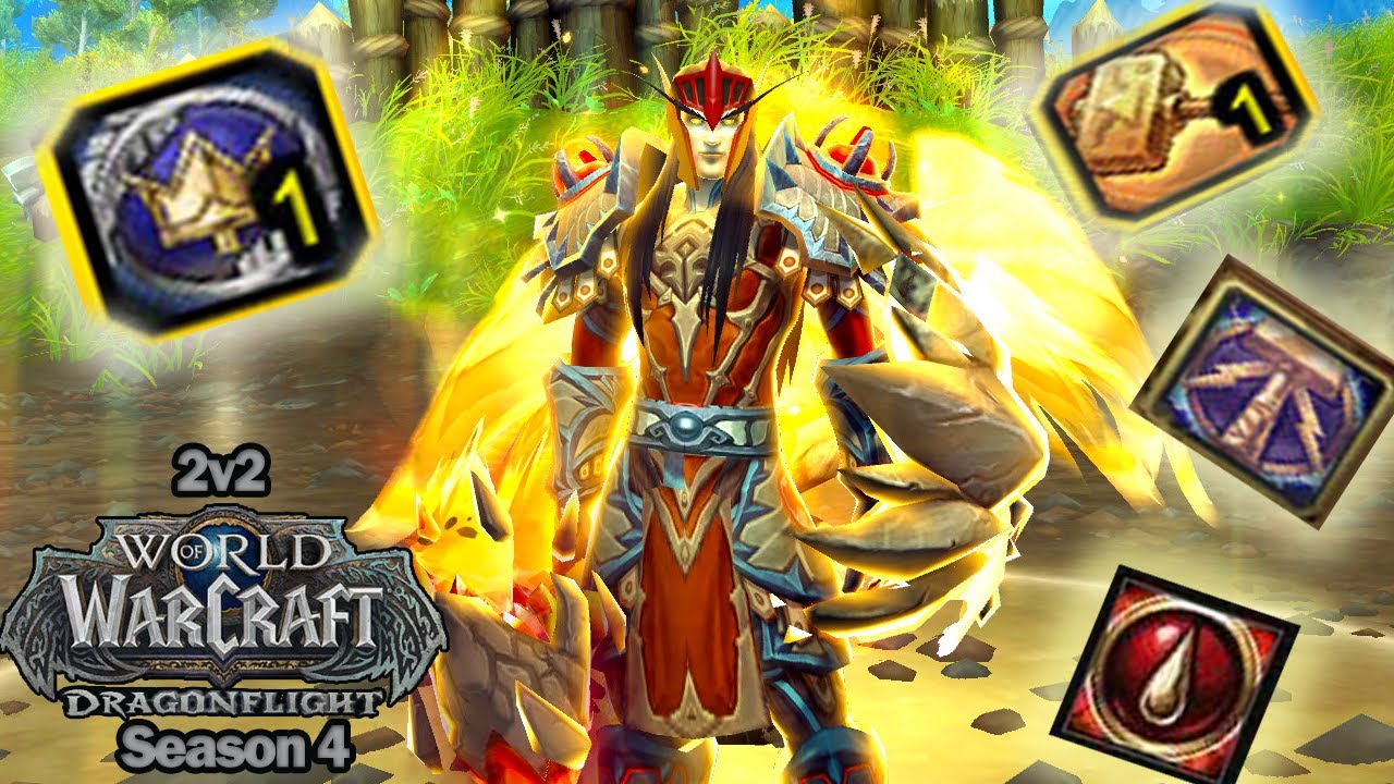 Holy Paladin PVP 2v2 arena SEASON 4 (WoW Dragonflight) [Patch 10.2.7] 💥💥