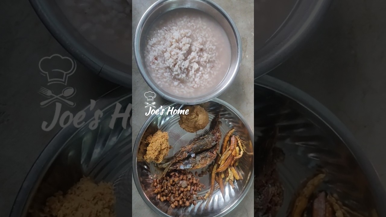 அட கஞ்சிக்கு இவ்ளோ Side dish ஆஆஆஆ #food #lunch #kanji