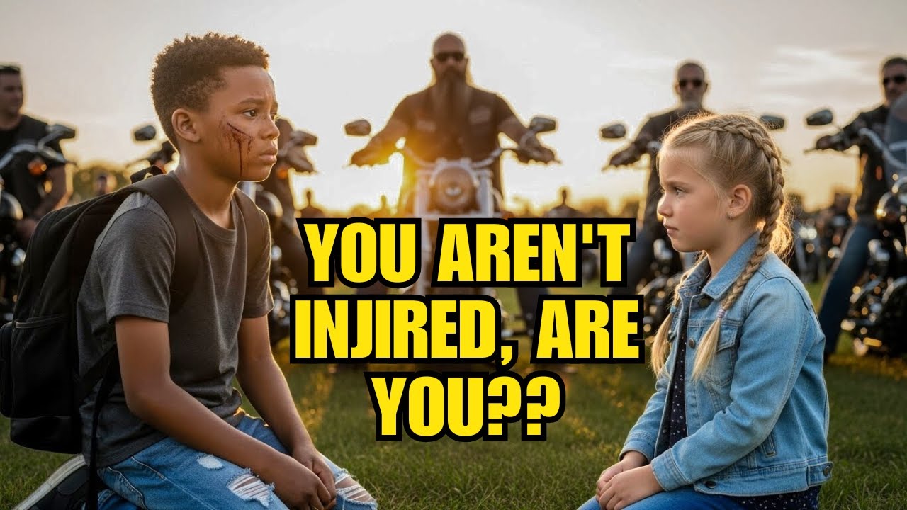 Little Boy Got Beaten Defending the Daughter of the Biker from Bullies, Next Day His life Changed