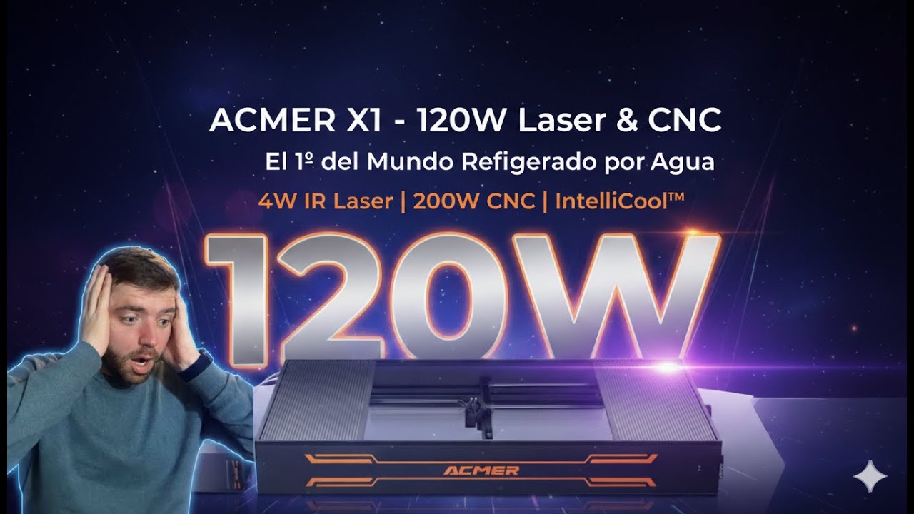 La máquina 3 en 1 que ningún material puede detener 🤯🔥| ACMER X1