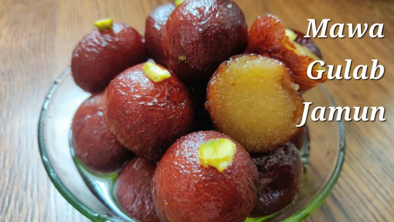 Mawa gulab jamun | Soft and juicy gulab jamun with mawa or khoya | Ruchira