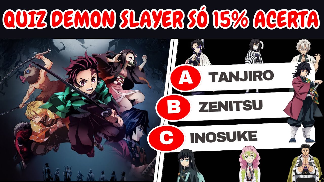📌 🔥 Só VERDADEIROS FÃS de Demon Slayer acertam este quiz! Você consegue? ⚔️