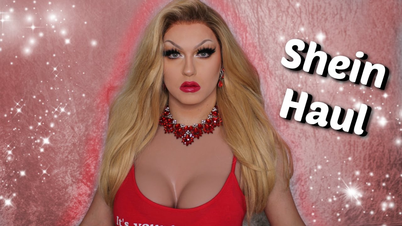 Crossdresser plays around in new outfits - Shein clothing haul