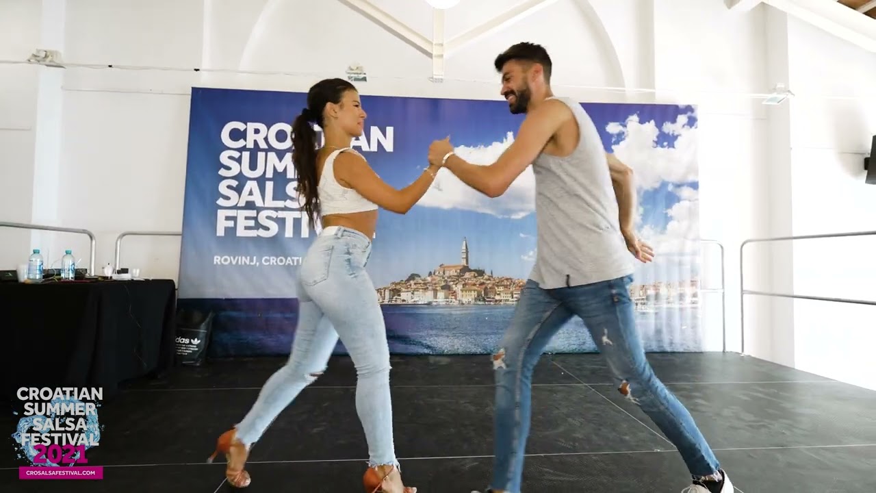 Panagiotis & Myrto - Salsa Partnerwork On2 Workshop | Croatian Summer Salsa Festival 2021