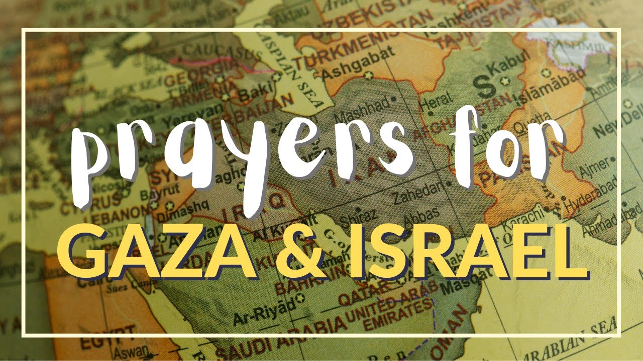 If you don't know how to pray for Gaza and Israel, start here... Prayers for peace in Israel & Gaza