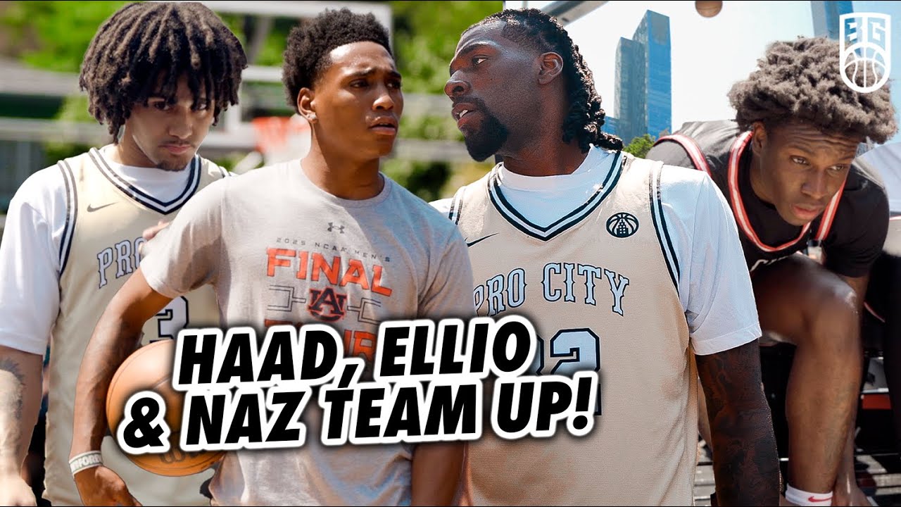 Tahaad Pettiford Gets BUSY With Naz Reid & Jelly Fam In NYC Park Championship! Pro City Finals!