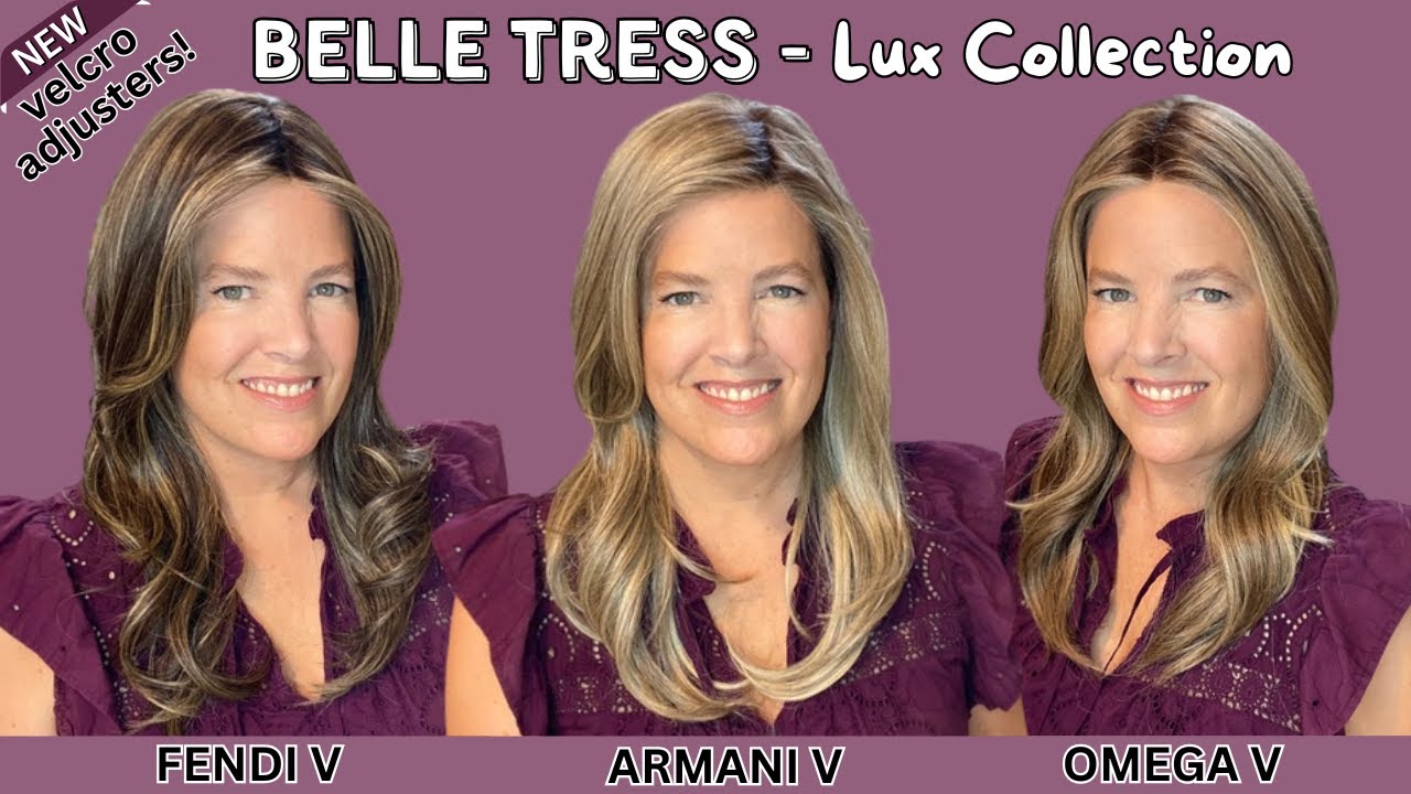 OMEGA V, ARMANI V, & FENDI V by Belle Tress, 💎Lux Collection👑, Wig Review, Color Details, Styling