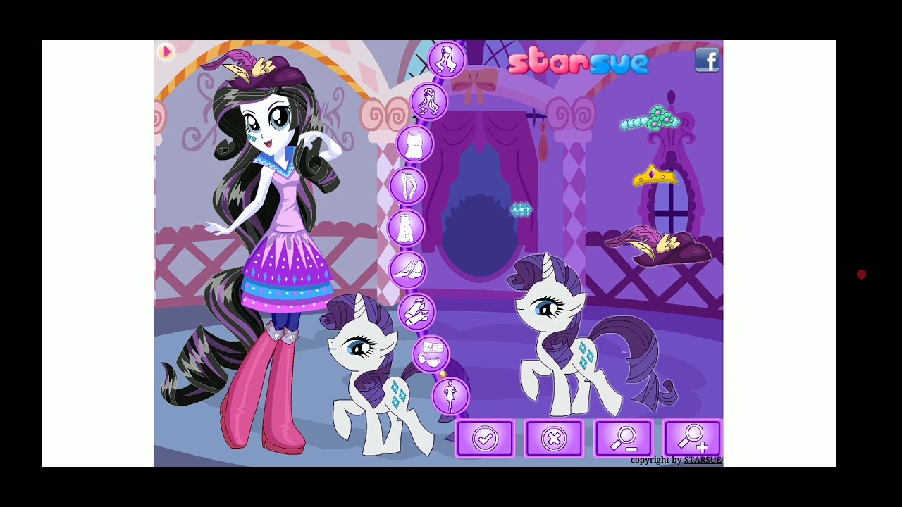 Equestria Girls Rarity Dress Up