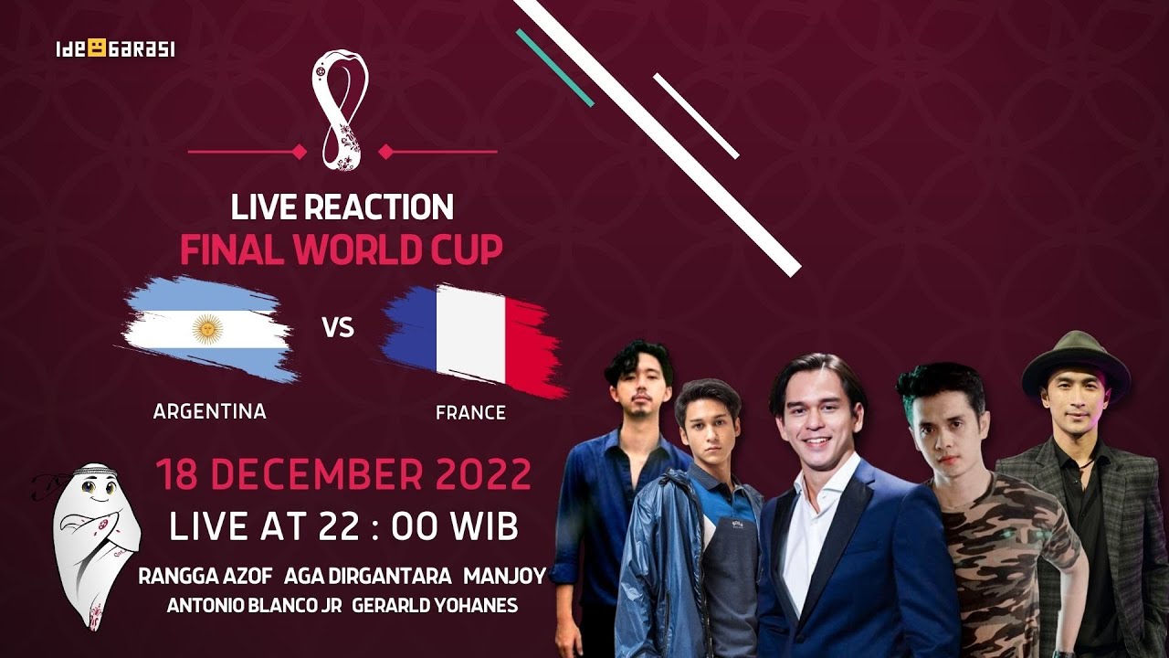 FINAL WORLD CUP 2022 ARGENTINA VS FRANCE | LIVE REACTION