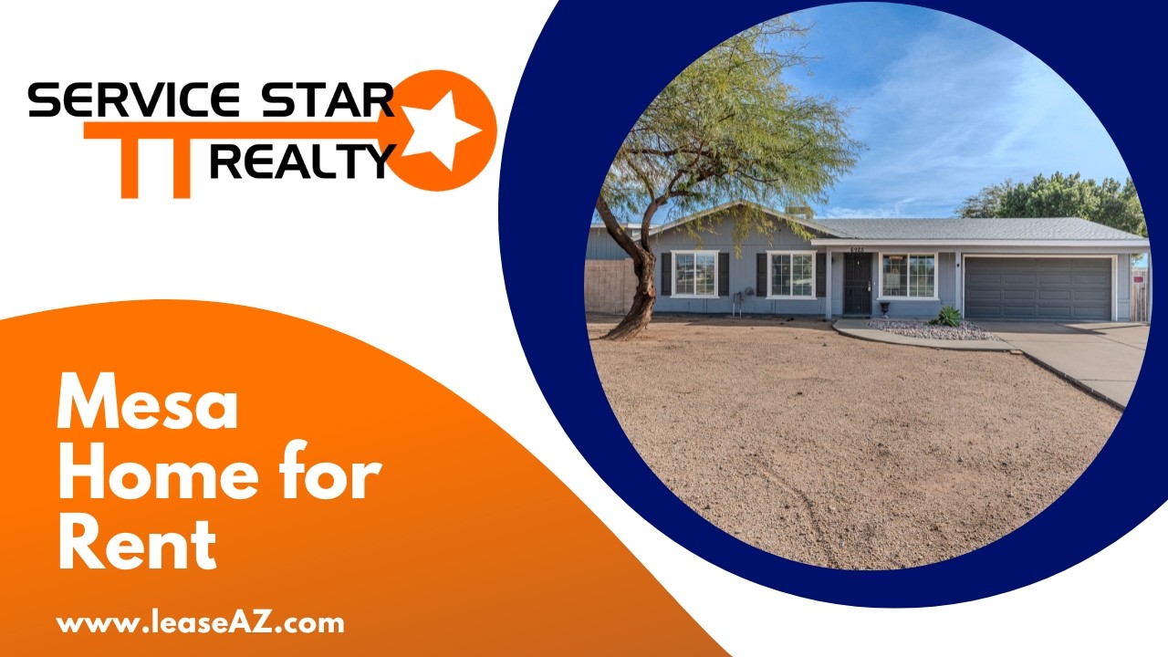 Mesa Homes for Rent 3BR/2BA by Mesa AZ Property Management | Service Star Realty