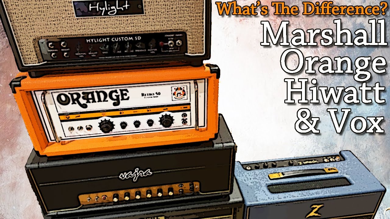 Classic Marshall, Vox, Orange & Hiwatt Inspired Circuits...HOW Different Are They When Cranked?!?