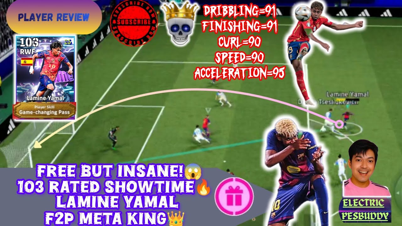 F2P Player NEEDS This FREE Showtime Lamine Yamal💥🔥💀eFootball 2026 Review#efootball #review #viral 