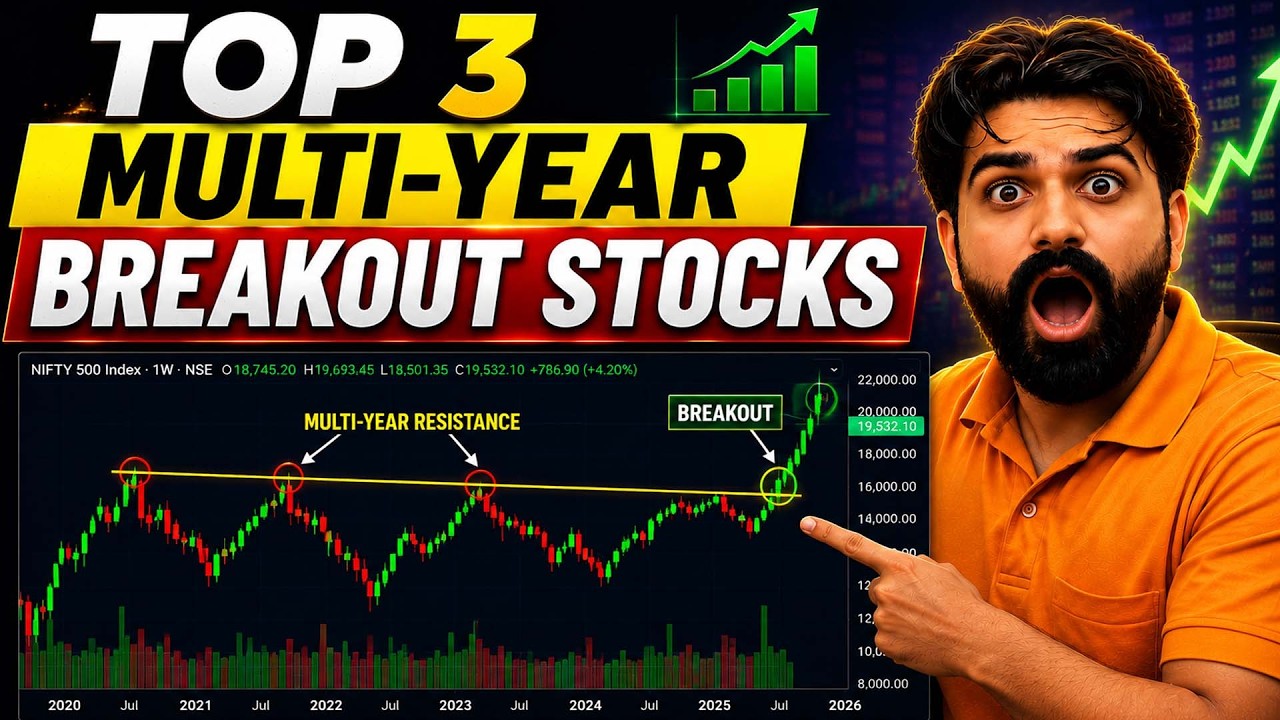 Top 3 Multi-Year Breakout Stocks 🚀 | Big Rally Coming? | Best Breakout Stocks 2026