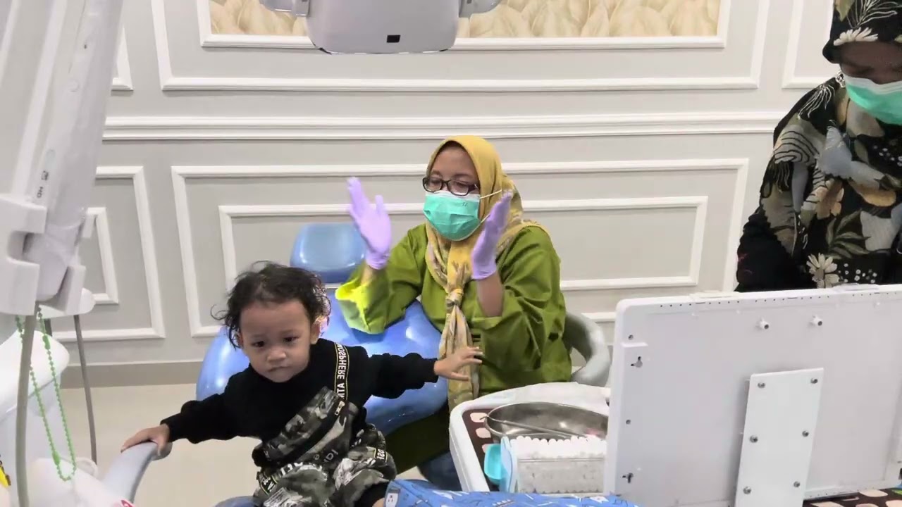 Raffanza 2 th berani tambal gigi #doktergigianak #doktergigi #dentistry #anak #anakkita #bayigemes 