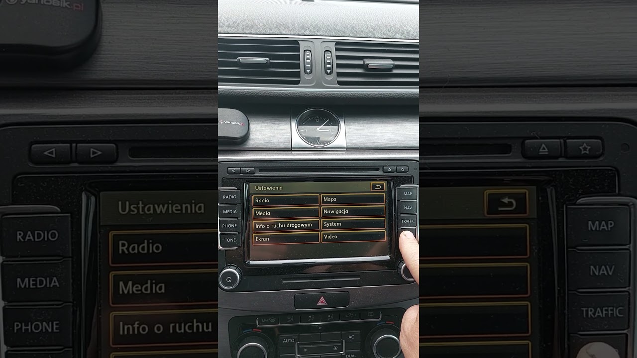 rns 510 menu serwisowe radia