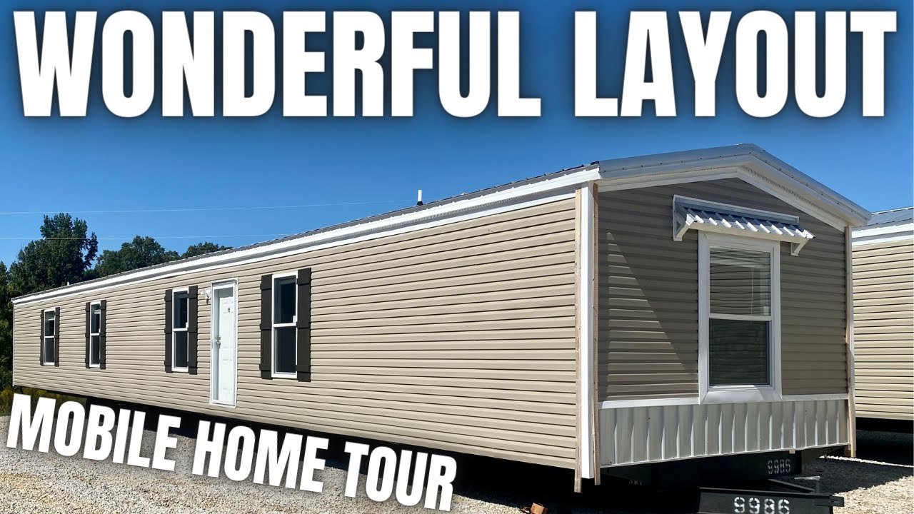 This single wide mobile home is WILD! Prefab House Tour