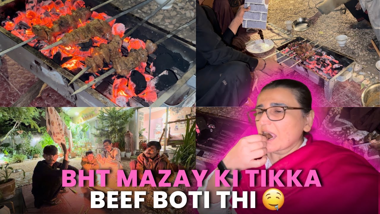 Hum Sab Nah Mil Kar Beef Boti Banaye 🍖 | Zanjabeel Asim Vlogs