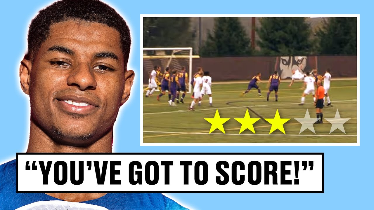 Marcus Rashford Rates Your Sunday League Football Skills | Rate My Skills