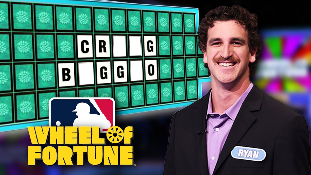 The MLB Wheel of Fortune Champ is back at it!