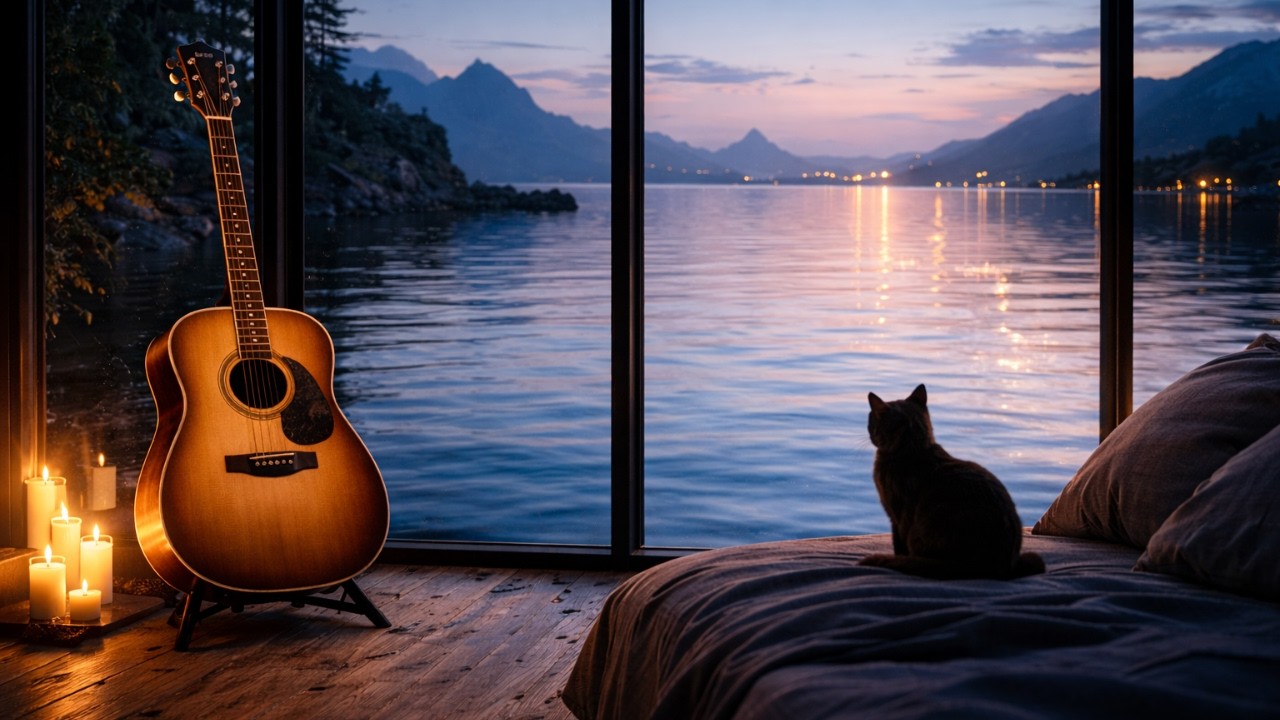 【NightBGM】Gentle Night Melodies ｜ Warm Classical Guitar Lofi