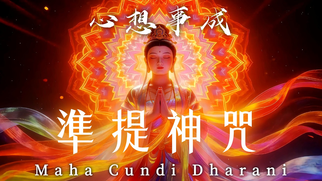正月十八「明堂吉日」開運必聽．心想事成接好運《準提神咒》3小時｜消災解厄．轉運增福．諸事大吉｜惡意退散．貴人相助．全年順風順水天天順｜吸引力法則．佛教音樂．招財音樂．能量音樂．睡眠音樂．放鬆音樂